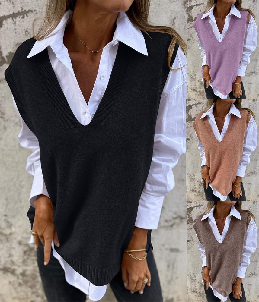 LuxeKnit™ Strickweste – Stilvoller Komfort für jeden Look!