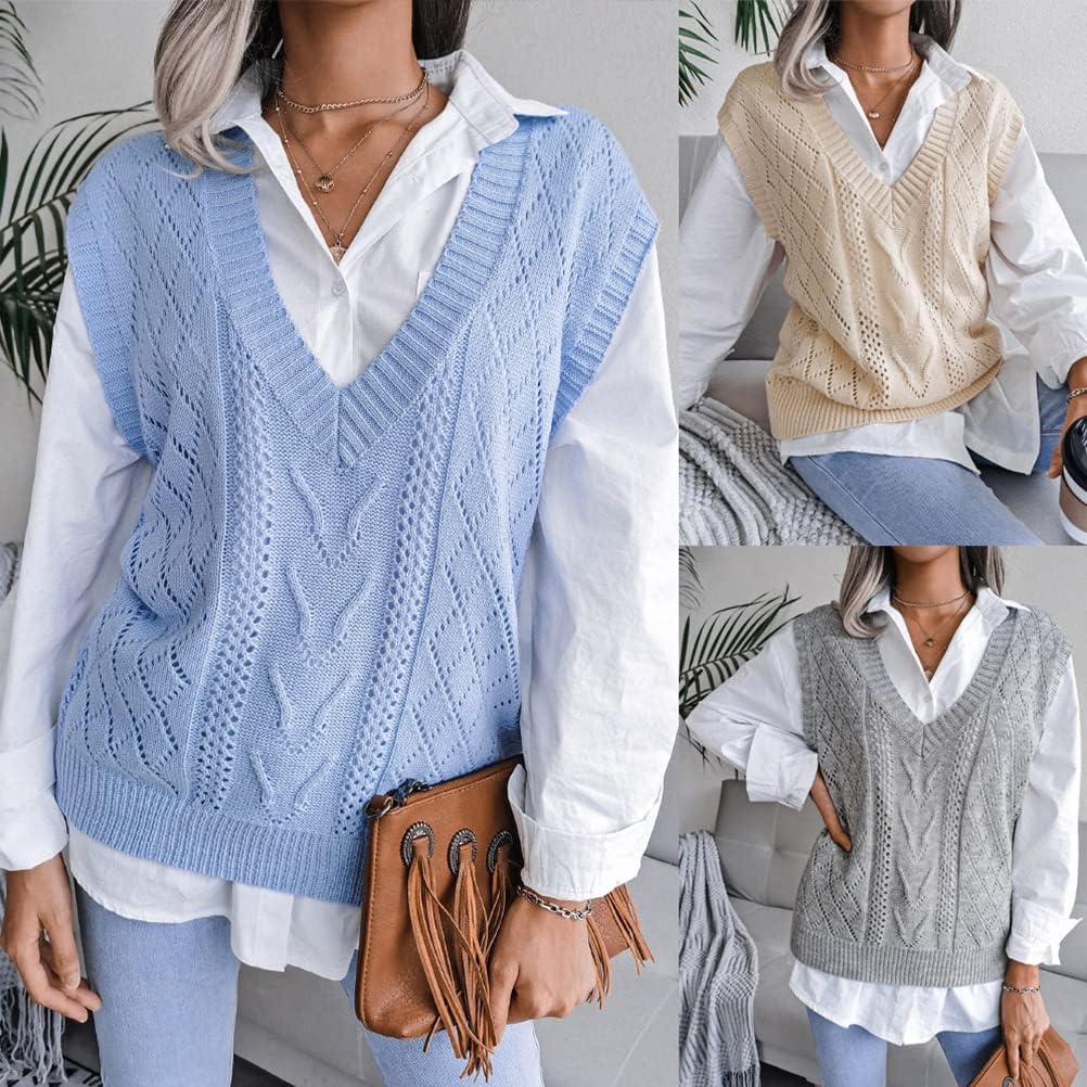 LuxeKnit™ Strickweste – Stilvoller Komfort für jeden Look!