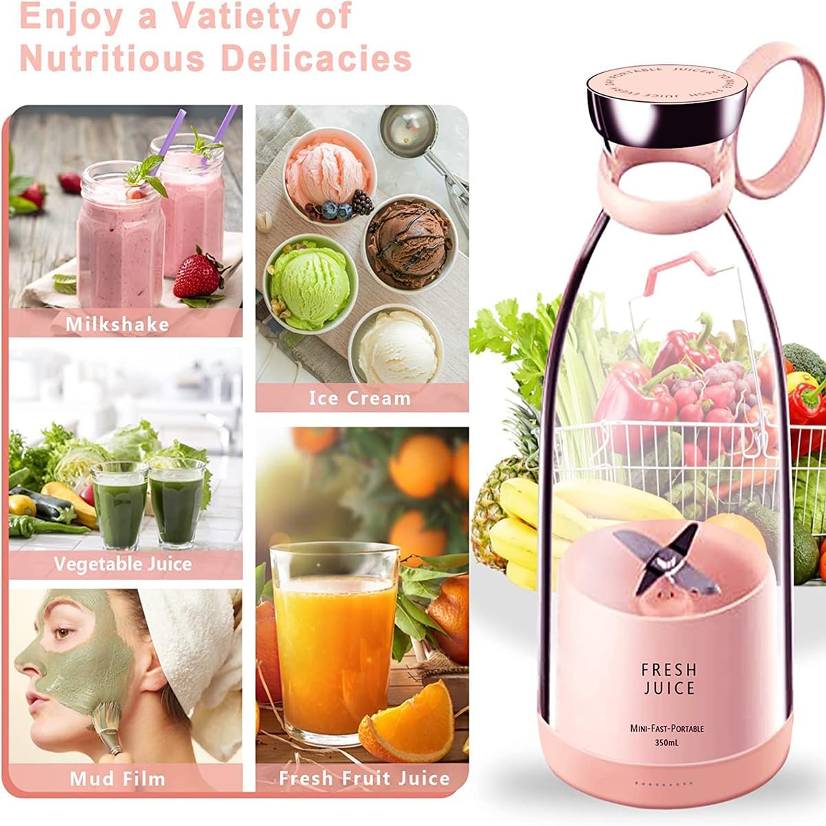FreshGo™ Akku-Mixer für vitale Drinks